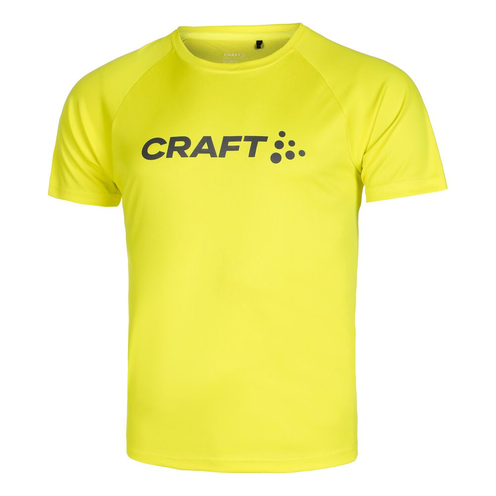 Craft Core Essence Logo Camiseta De Running Hombres - Amarillo