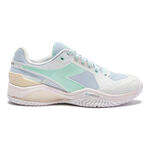 Zapatillas de tenis Diadora Diadora Blushield Torneo 3 Zapatilla todas las superficies Mujeres-blanco, verde
