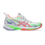 ASICS ASICS SONICSMASH FF Zapatilla de p&aacute;del Mujeres-blanco, verde ne&oacute;n