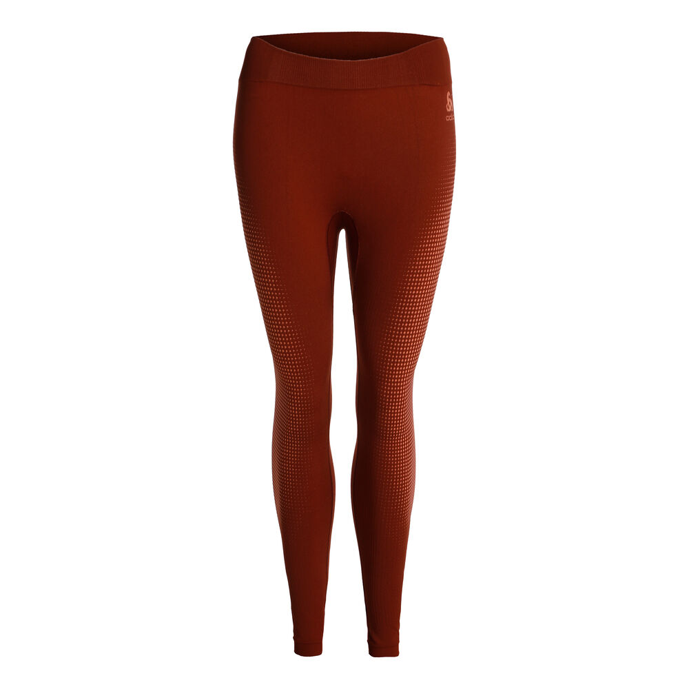 Odlo Performance Warm Eco Big Logo Bottom Long Malla Mujeres - Berry