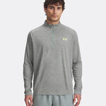 Ropa Under Armour Under Armour Tech Textured Half-Zip Camiseta De Manga Larga Hombres-Salvia