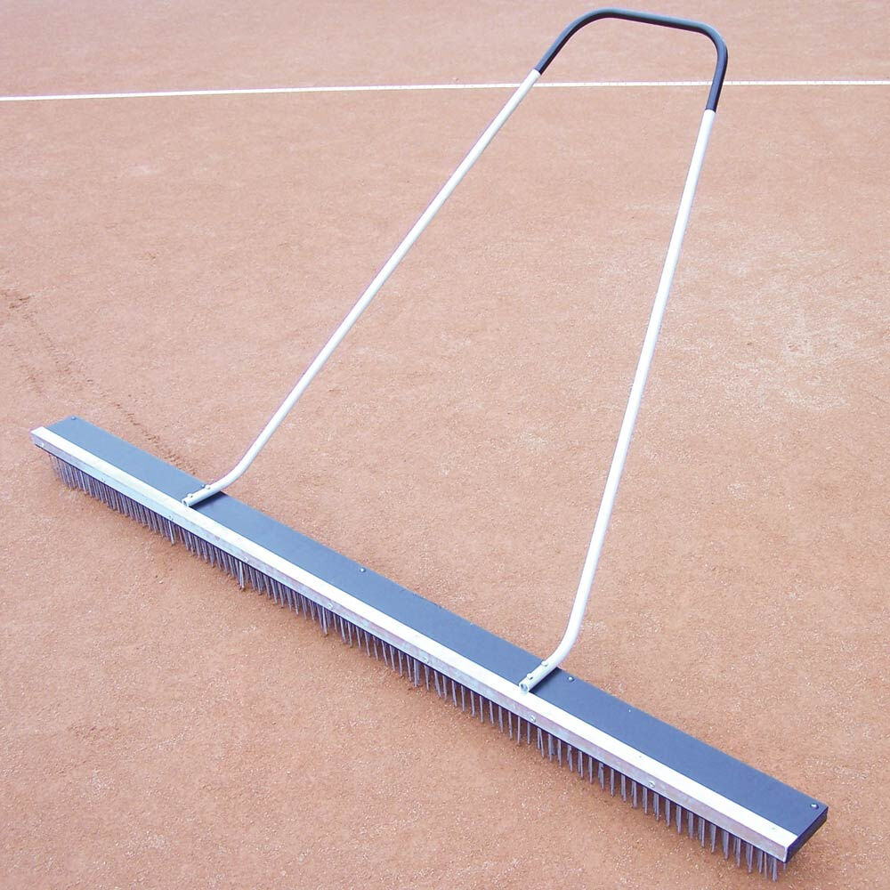 Tegra Escoba De Alambre 2m Con Soporte-Plateado