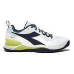 Zapatillas de tenis Diadora Diadora Blushield Torneo 2 Zapatilla Tierra Batida Hombres-Blanco,Azul