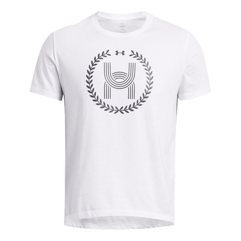 Under Armour Run Everywhere Wreath SS Camiseta De Running Hombres - Blanco, Gris