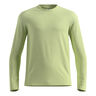 Essential Seamless Crew Neck Camiseta de manga larga Hombres-lima