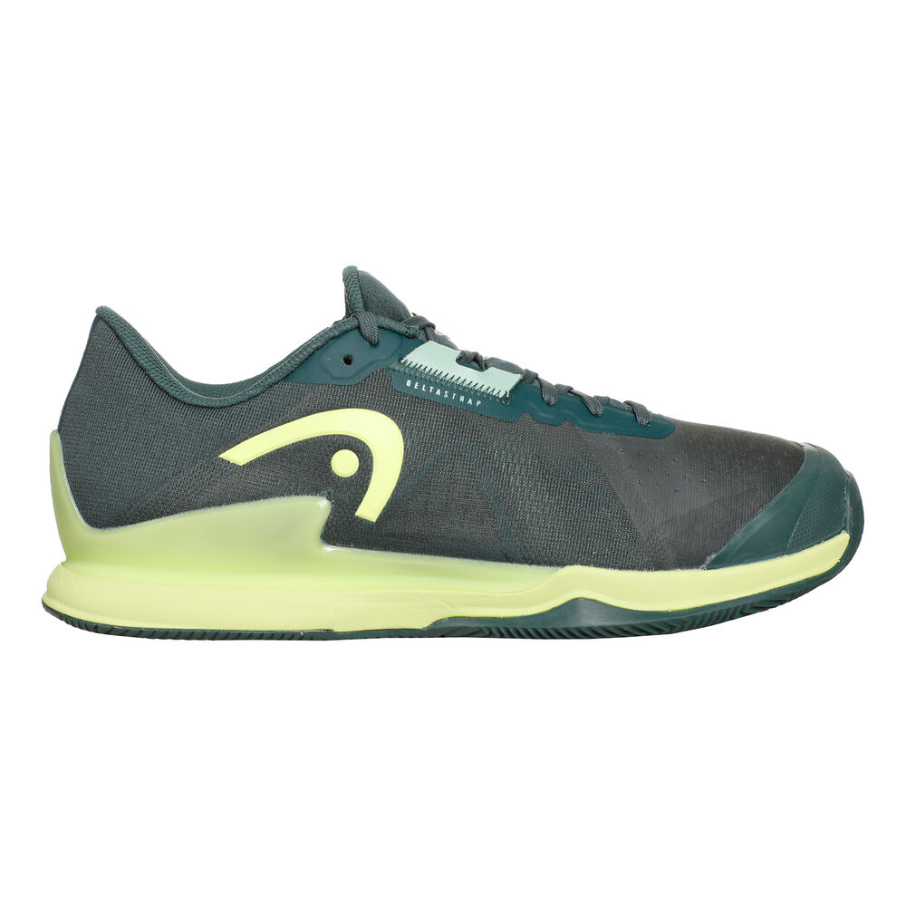 HEAD Sprint Pro 3.5 Zapatilla Tierra Batida Hombres-Verde Oscuro,Verde Claro