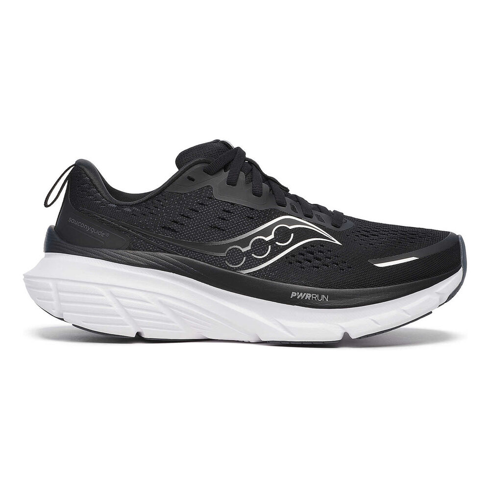 Saucony Guide 18 Zapatilla De Estabilidad Mujeres - Negro, Blanco