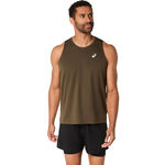 Ropa ASICS ASICS Core Camiseta De Running Hombres-Marrón