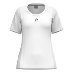 Ropa HEAD HEAD Club 25 Tech Camiseta De Manga Corta Mujeres-Blanco