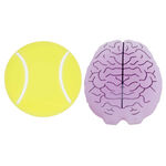 Accesorios para raquetas Gamma Gamma String Things Tennisball,Brain Antivibradores En Paquete Doble-Multicolor