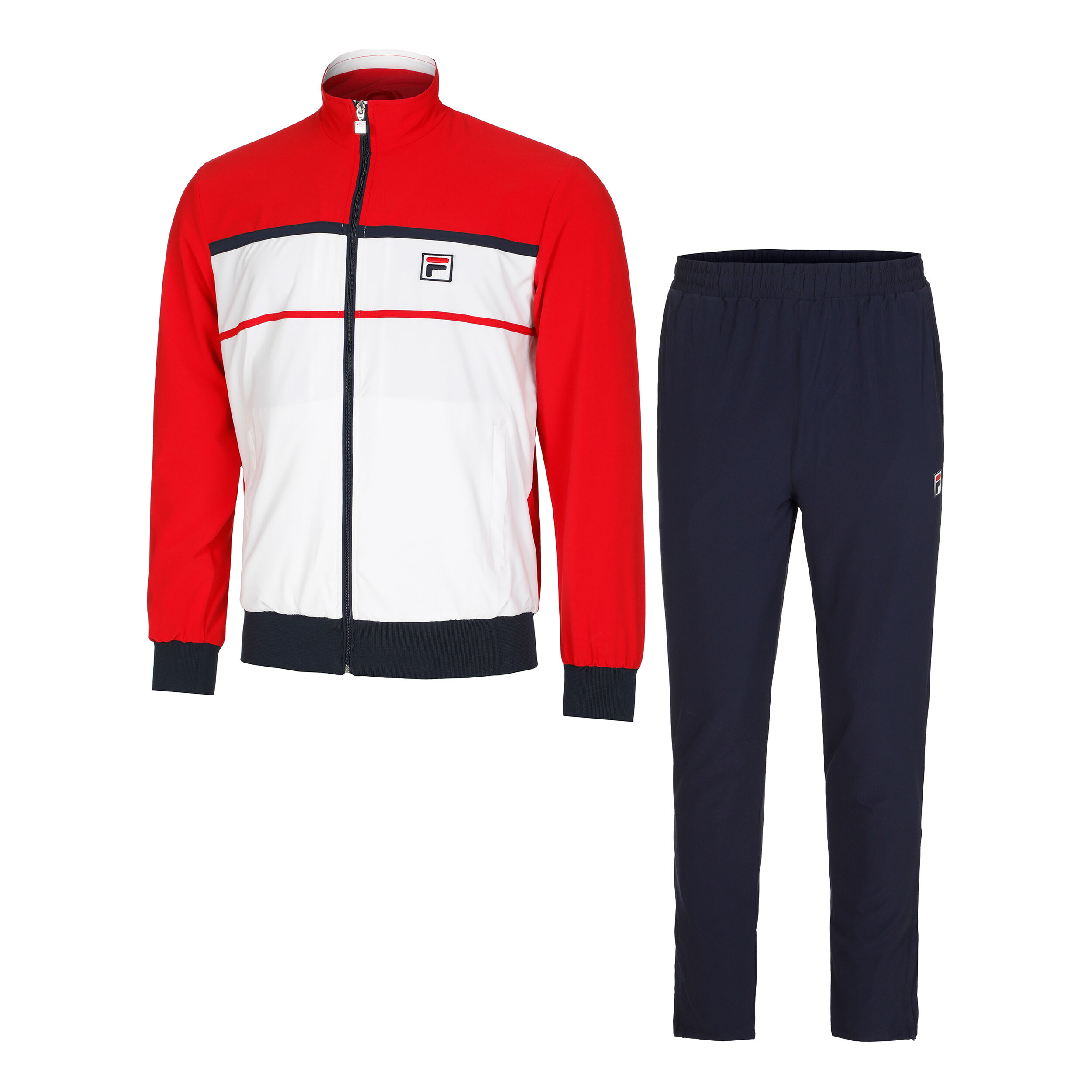 Buy Fila Max Chandal Hombres Blanco Rojo online Tennis Point ES