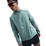 Miler Chaqueta para correr Hombres - turquesa, plateado
