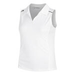 Ropa de tenis JLindeberg JLindeberg Leah  Polo Mujeres-blanco