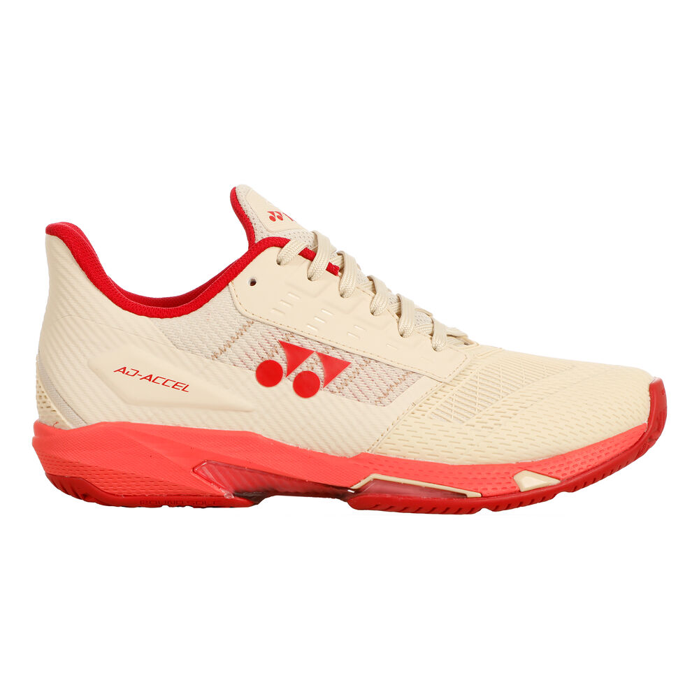 Yonex Power Cushion Ad-Accel Zapatilla Todas Las Superficies Mujeres-Beige,Rosa