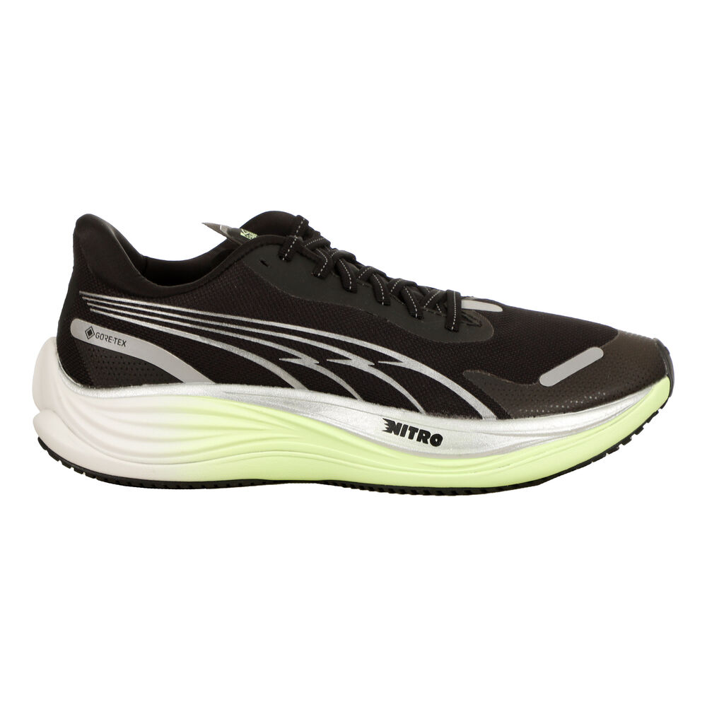 Puma Velocity Nitro 3 GTX Zapatilla Neutral Mujeres - Negro, Plateado