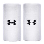 Ropa Under Armour Under Armour 6in Performance Cinta para sudor Pack de 2 Unisex - blanco, negro