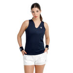 Ropa de tenis BIDI BADU BIDI BADU Crew 2.0 V-Neck Camiseta de tirantes Mujeres-azul oscuro