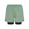Dallas Shorts 2in1 Shorts Mujeres-Verde