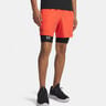 Vansih Woven 6in Shorts Hombres-rojo, negro mate
