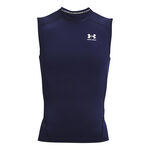 Ropa Under Armour Under Armour Heatgear Comp Camiseta De Tirantes Hombres-Azul Oscuro,Blanco