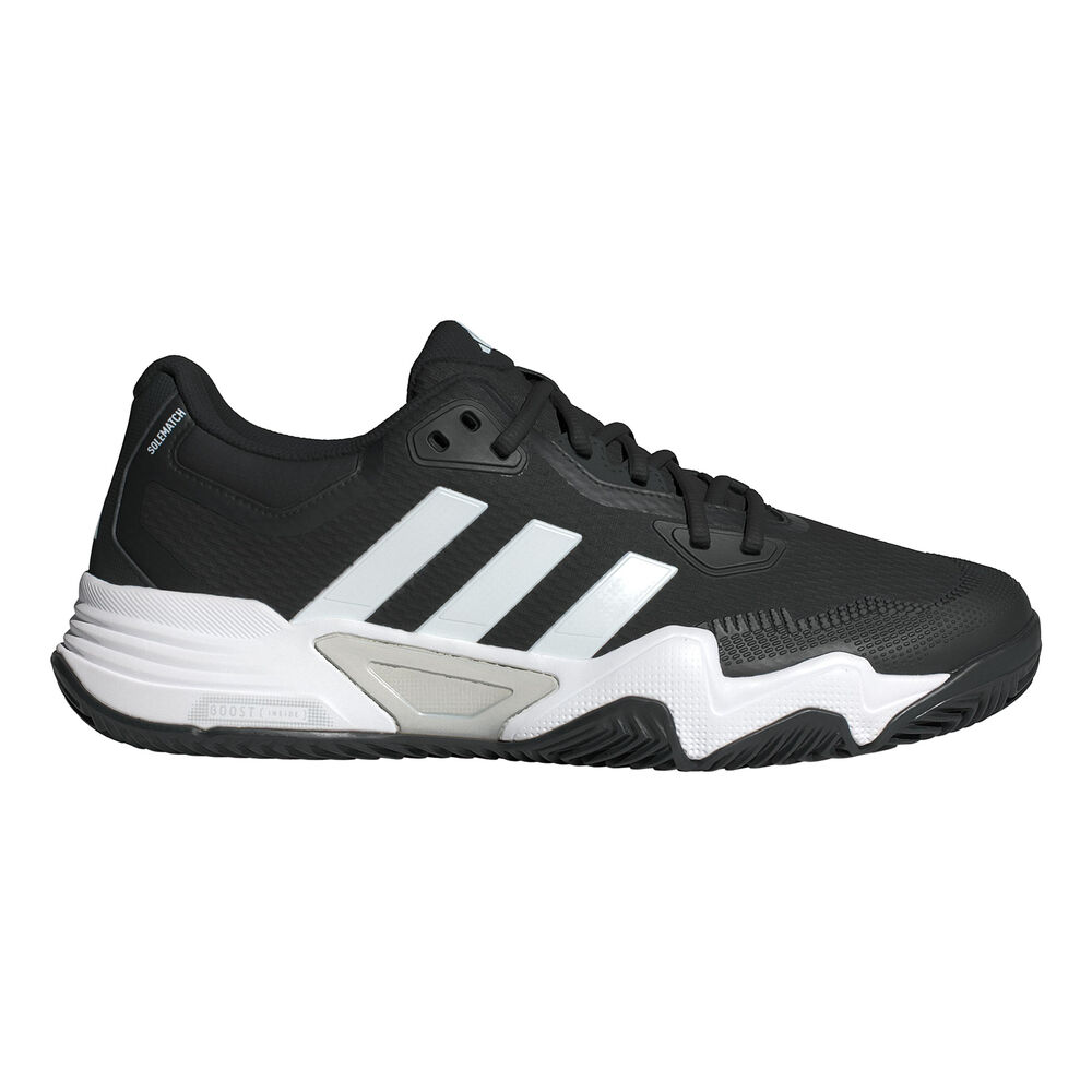 adidas Solematch Control 2 Zapatilla Tierra Batida Hombres-Negro,Blanco