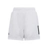 Club 3 Stripes Shorts Chicos - blanco, negro