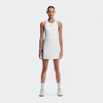Ropa de tenis On On Court Dress Split Edge Vestido Mujeres-blanco, negro