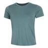 Launch Camiseta de running Mujeres-azul-gris