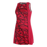 Ropa JLindeberg JLindeberg Maddy Printed Vestido Mujeres-Rojo,Negro