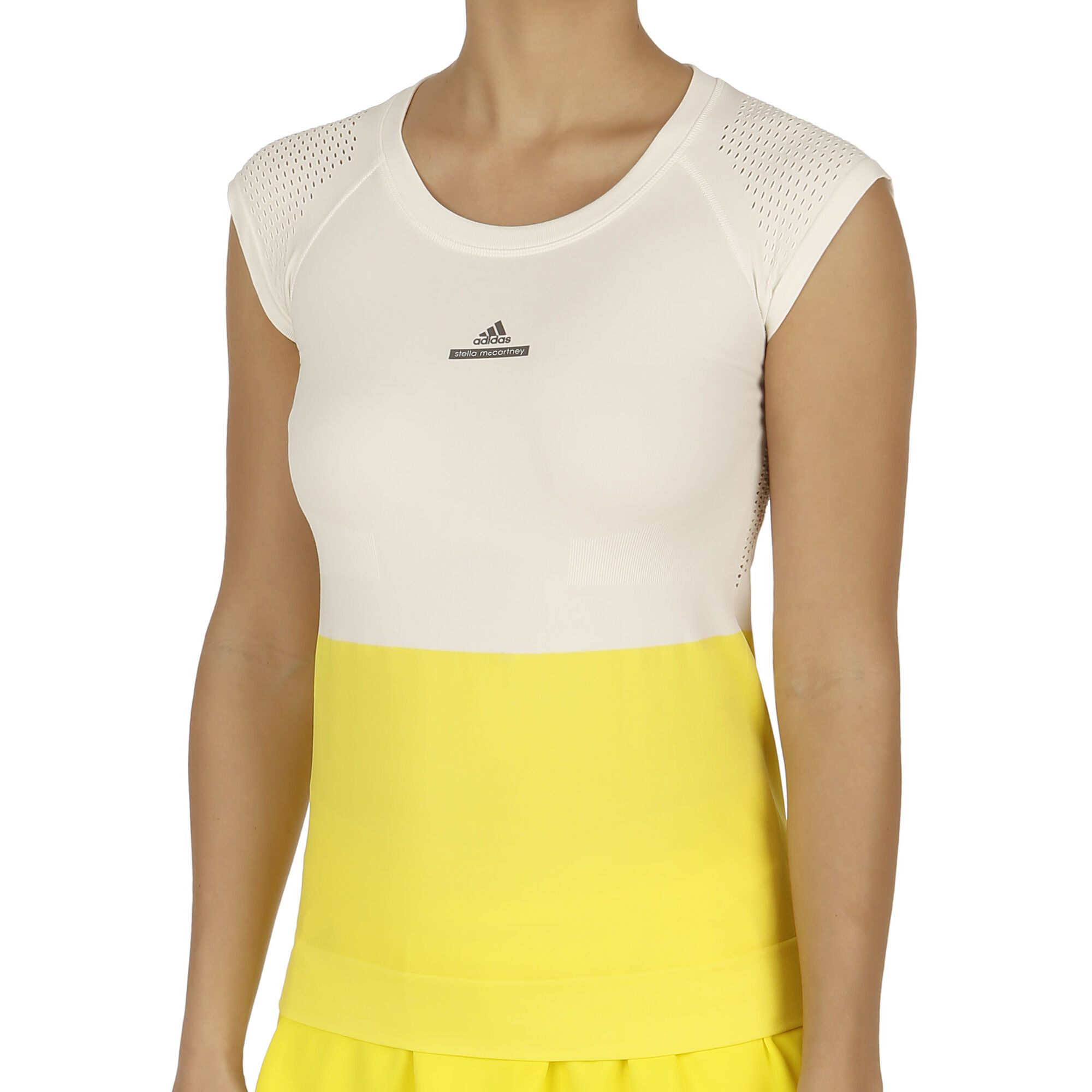 Obligatorio regalo Interpretativo adidas Stella McCartney Barricade Camiseta De Manga Corta Mujeres -  Amarillo, Blanco compra online | Tennis-Point