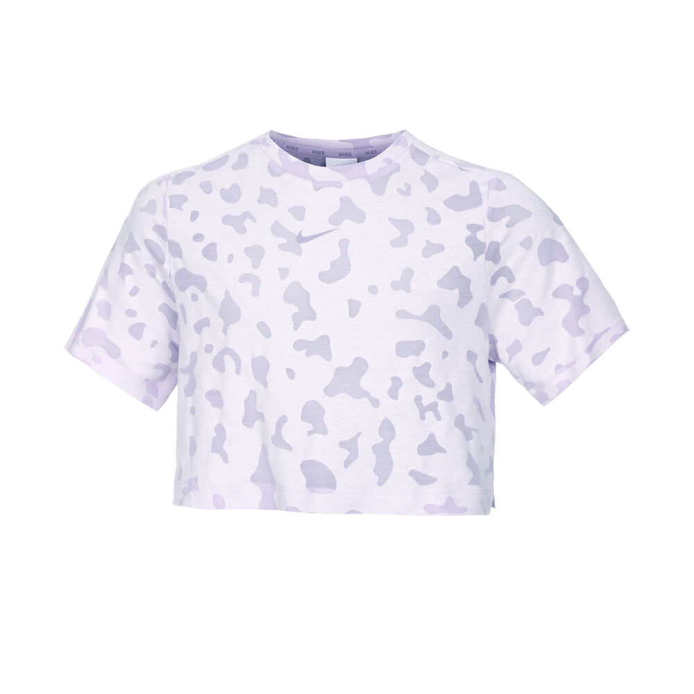 Nike One AOB Camiseta De Running Chicas-Blanco,Morado