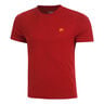 Tristan Camiseta De Manga Corta Hombres-Rojo Oscuro