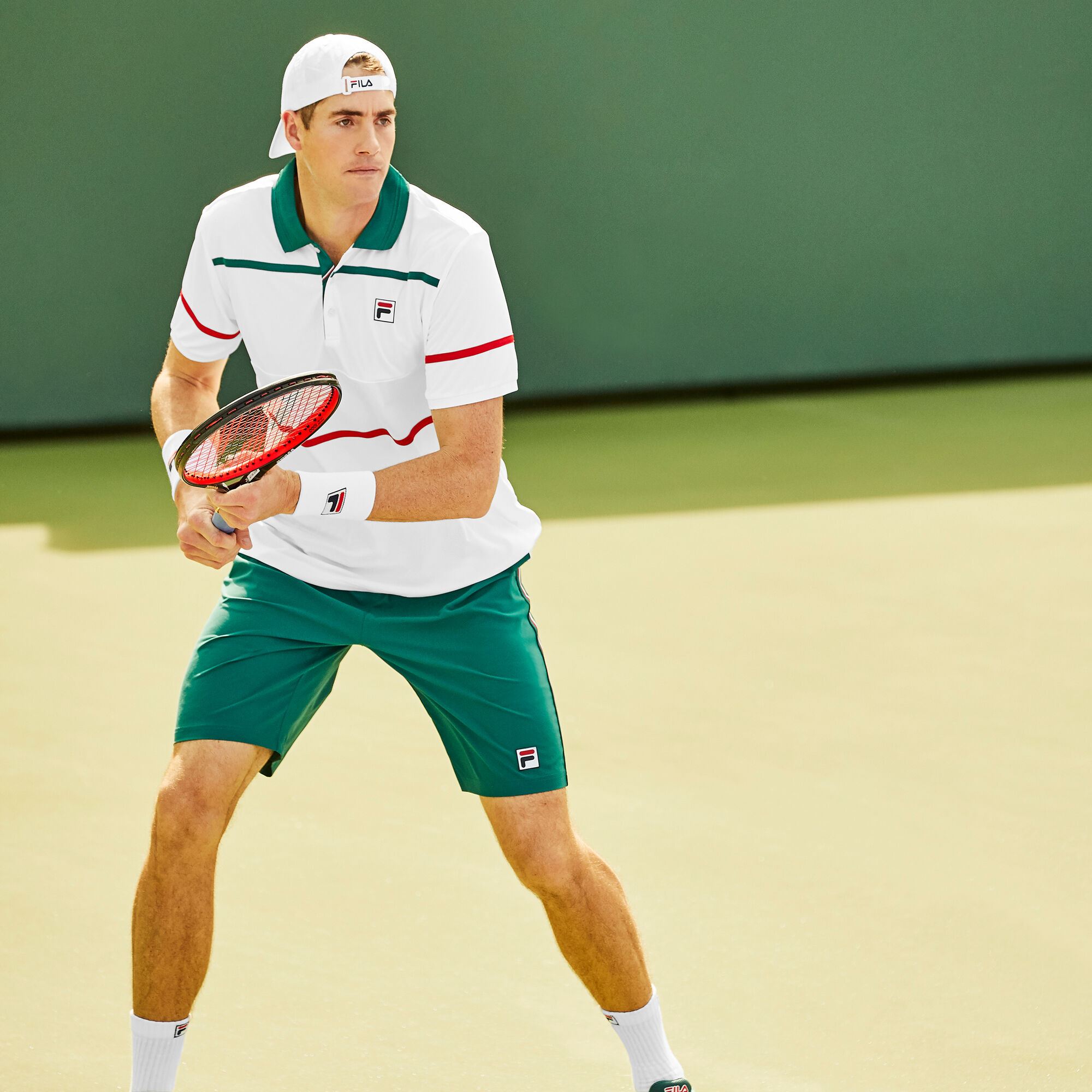 Fila Allan Polo Hombres - Blanco, Oscuro compra online | Tennis-Point