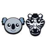 Accesorios para raquetas Gamma Gamma ZooDamp Koala,Zebra Antivibradores En Paquete Doble-Multicolor