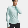 Launch Pro Half Zip  Camiseta de running Mujeres-mint, plateado