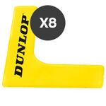 Equipo de entrenamiento Dunlop Dunlop Esquina De Señalización Pack De 8-Amarillo