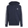 Essentials French Terry 3-Stripes Full-Zip Hoodie