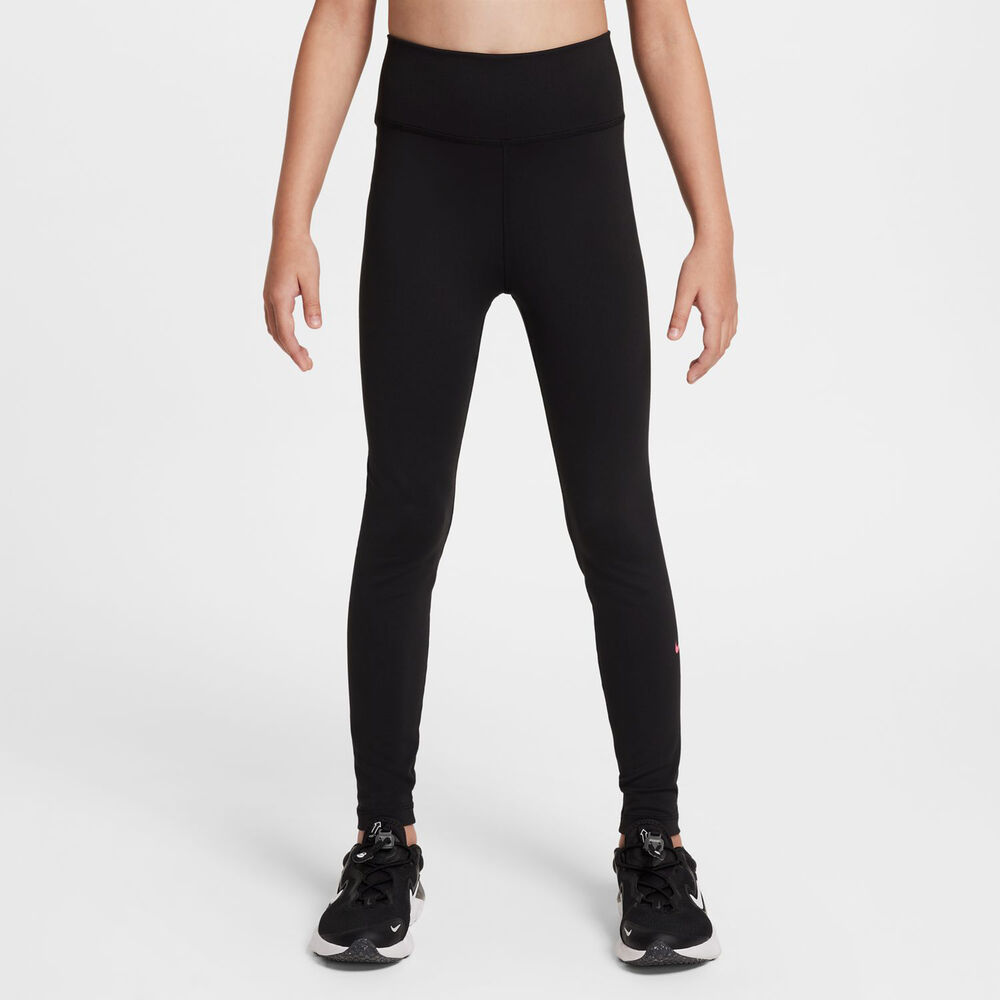 Nike Dri-FIT One All Over Print Malla Chicas-Negro,Rosa