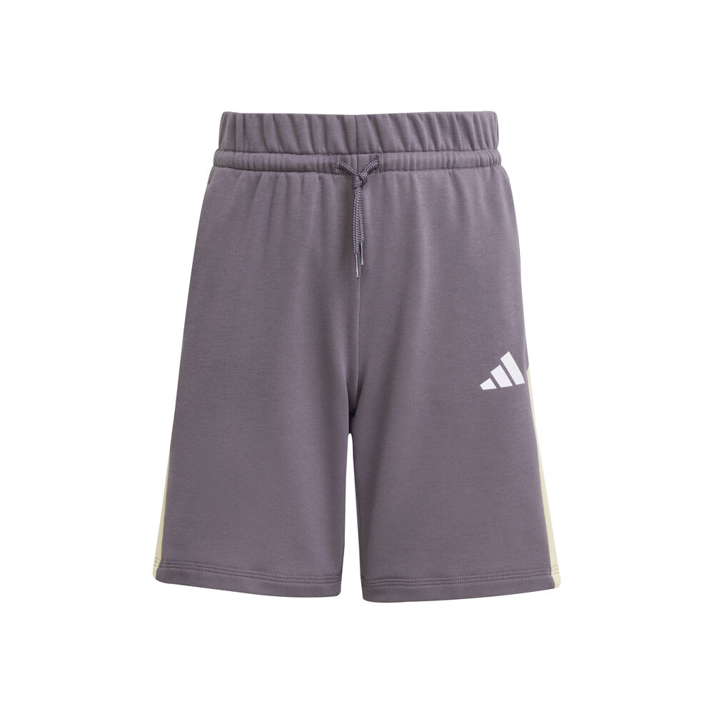 adidas Essentials Colorblocks Shorts Niños-Gris Oscuro,Amarillo
