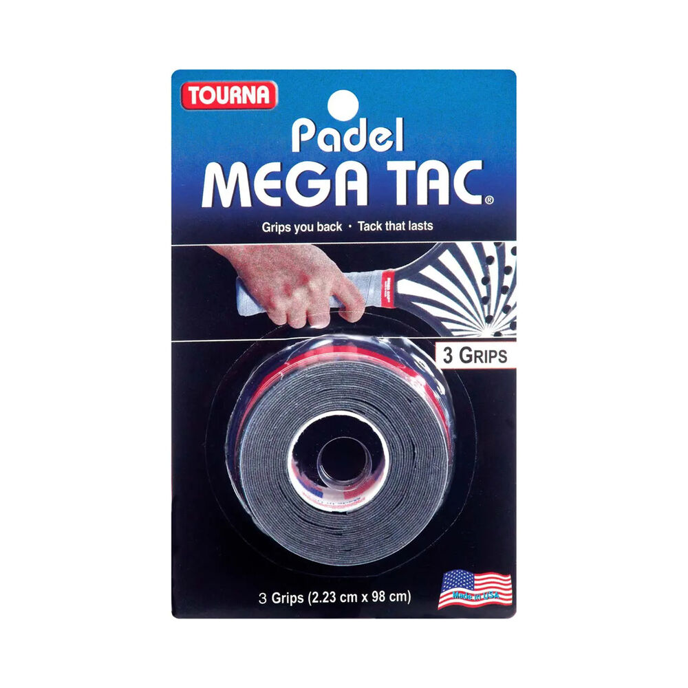 Tourna Padel Mega Tac Pack De 3-Negro