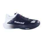 Zapatillas de tenis Babolat Babolat SFX 4 CLY Zapatilla tierra batida Hombres-negro, azul claro