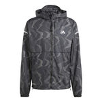 Ropa adidas adidas Ultimate Premium Chaqueta Para Correr Hombres-Negro