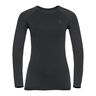 Performance Warm Eco BI Top Crew Neck Camiseta De Manga Larga Mujeres-Negro,Antracita