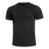 Seamless Stride Camiseta De Running Hombres-Negro