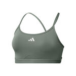 Ropa adidas adidas Aeroreact 3Stripes Sujetador Deportivo Mujeres-Salvia