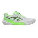 Zapatillas de tenis ASICS ASICS Gel-Challenger 15 Zapatilla Para Pista Cubierta Hombres-Blanco,Verde Ne&oacute;n