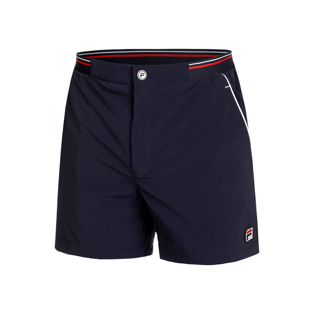 Fila Stephan Shorts Hombres - Azul Oscuro, Multicolor