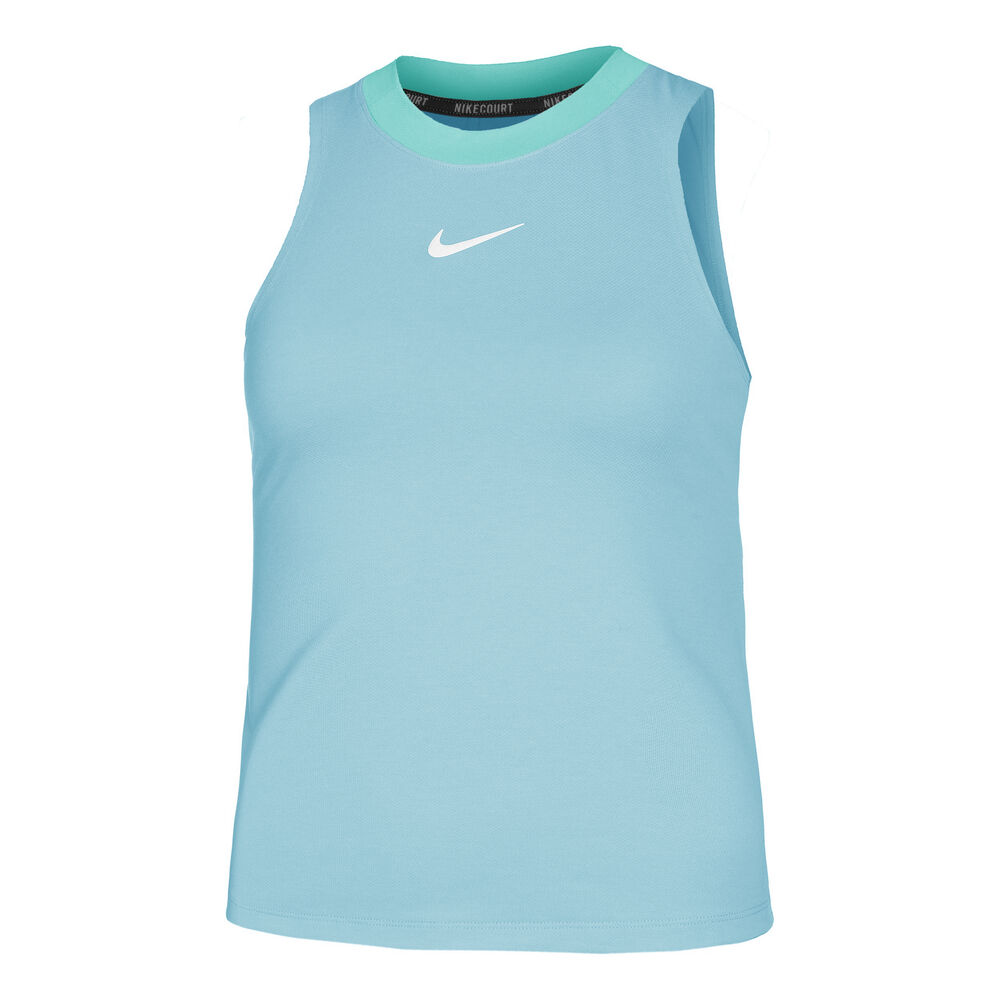 Nike Dri-Fit Court Advantage Camiseta De Tirantes Mujeres-Turquesa