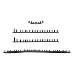 Accesorios para raquetas Tecnifibre Tecnifibre T-Fight TF-40 18/20 Juego De Cintas Con Ojales-Negro