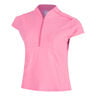 Swing Zip Camiseta De Manga Corta Mujeres-Rosa
